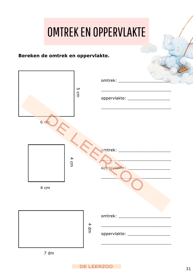 Zomerbundel rekenen: vijfde leerjaar/groep 7